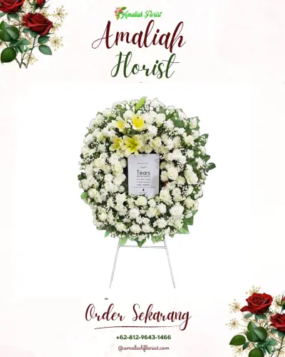 Krans Bunga Duka Cita di Ciuyah
